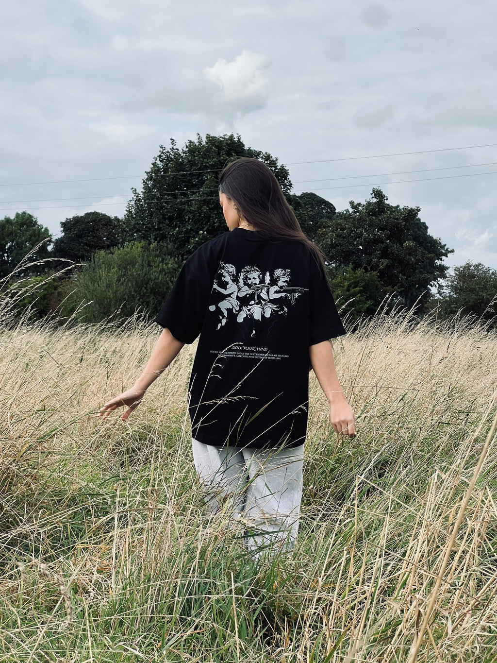Black Oversized Tees