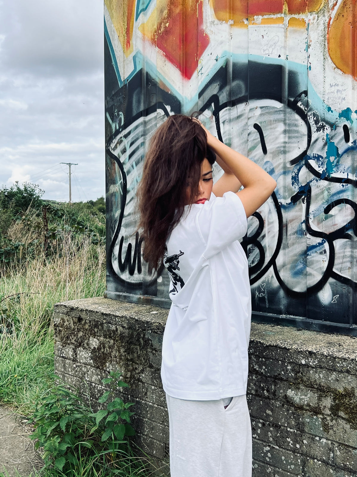 White Oversized Tees