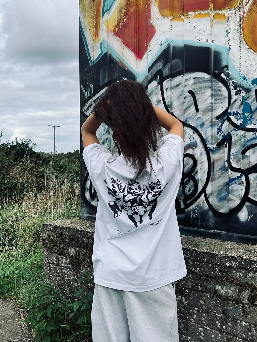 White Oversized Tees