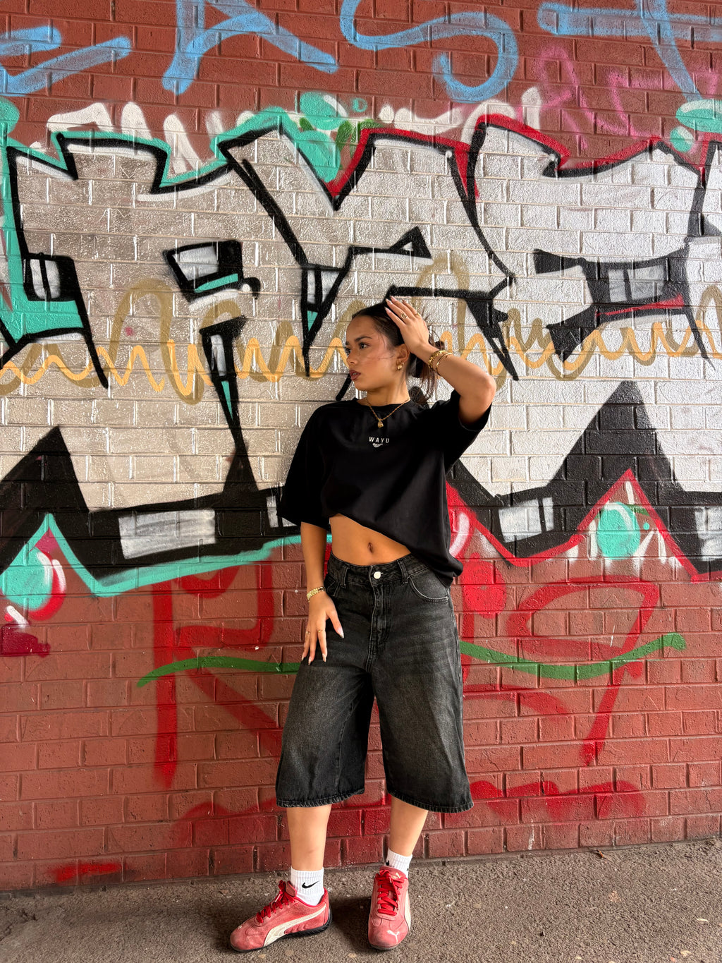 Black Oversized Tees