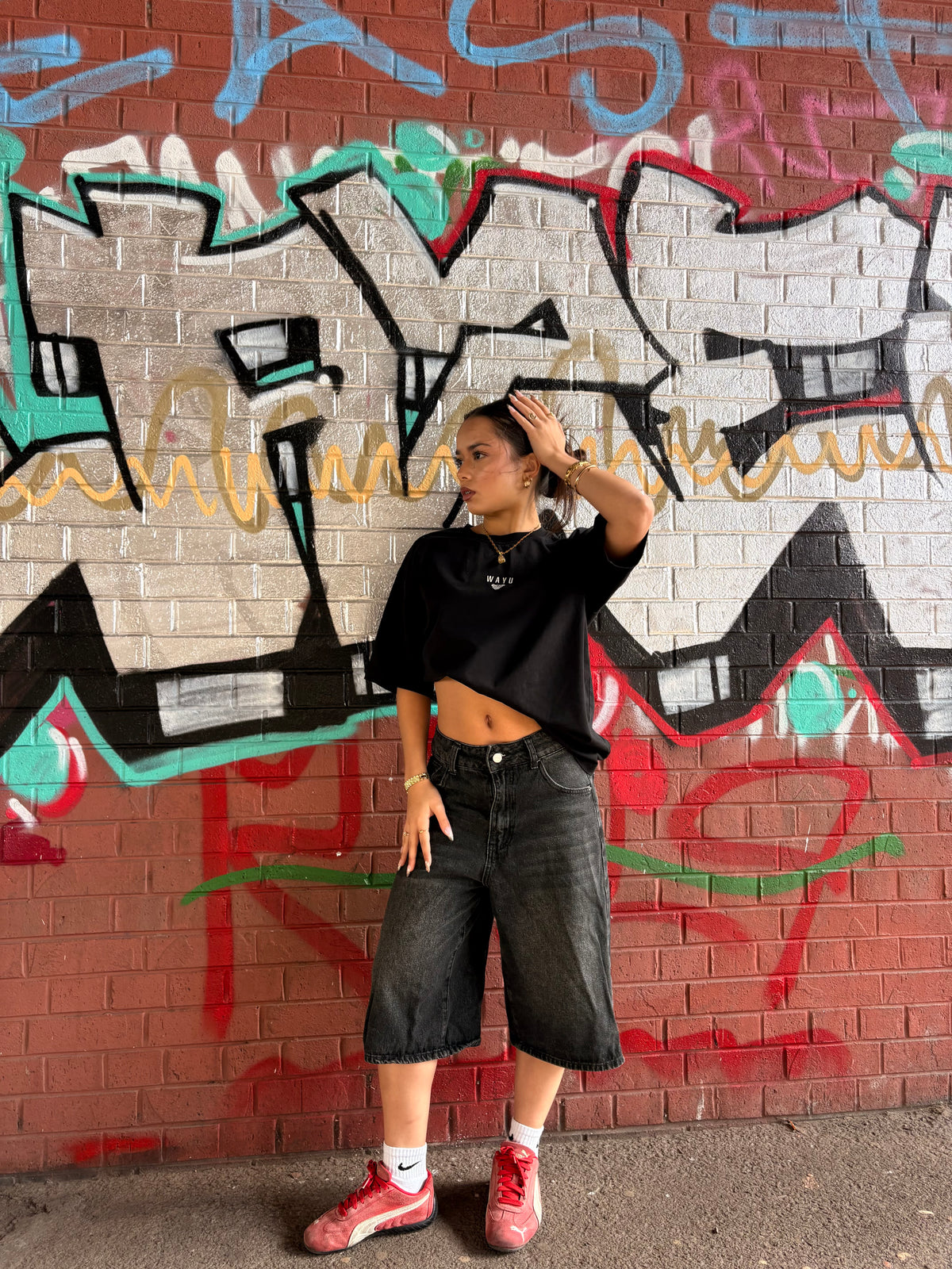 Black Oversized Tees