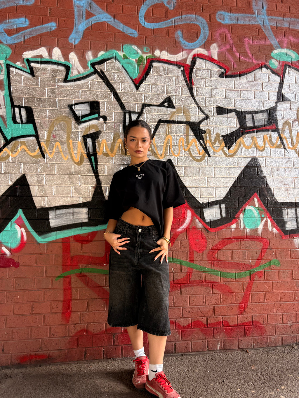 Black Oversized Tees